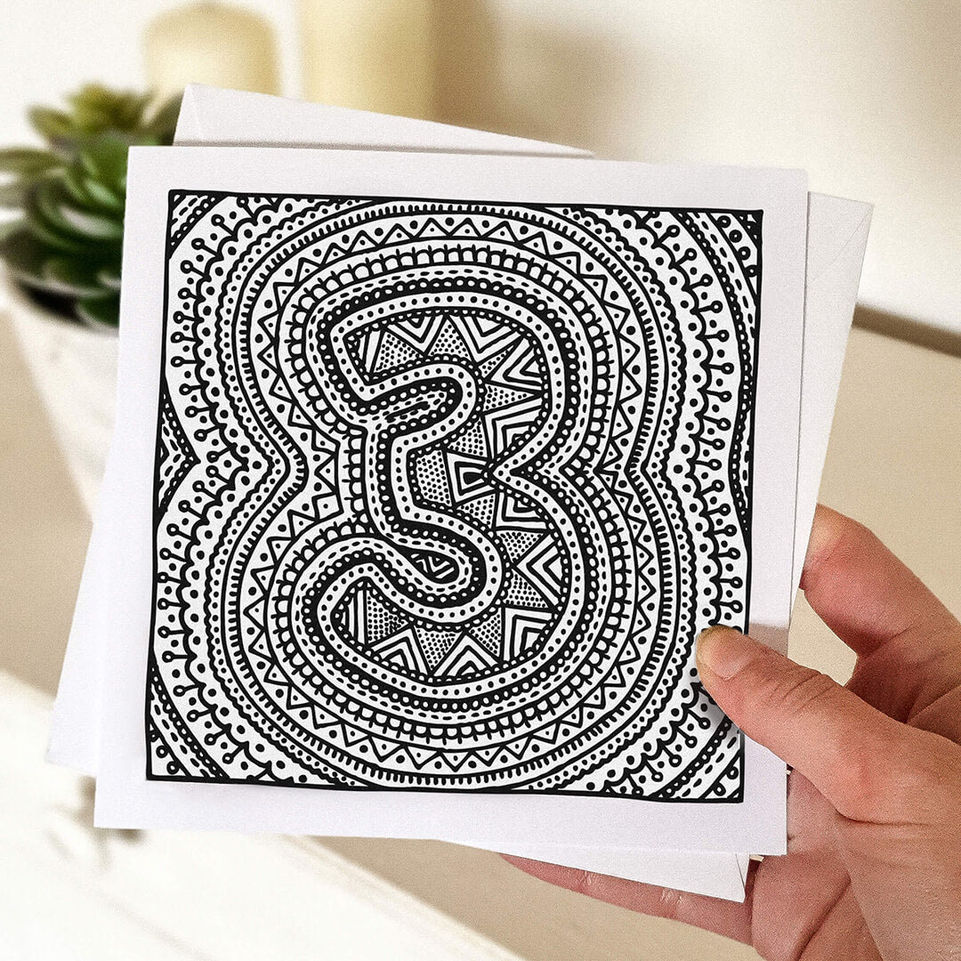 Unique third birthday colouring in card Children's colouring in birthday card Blank inside
