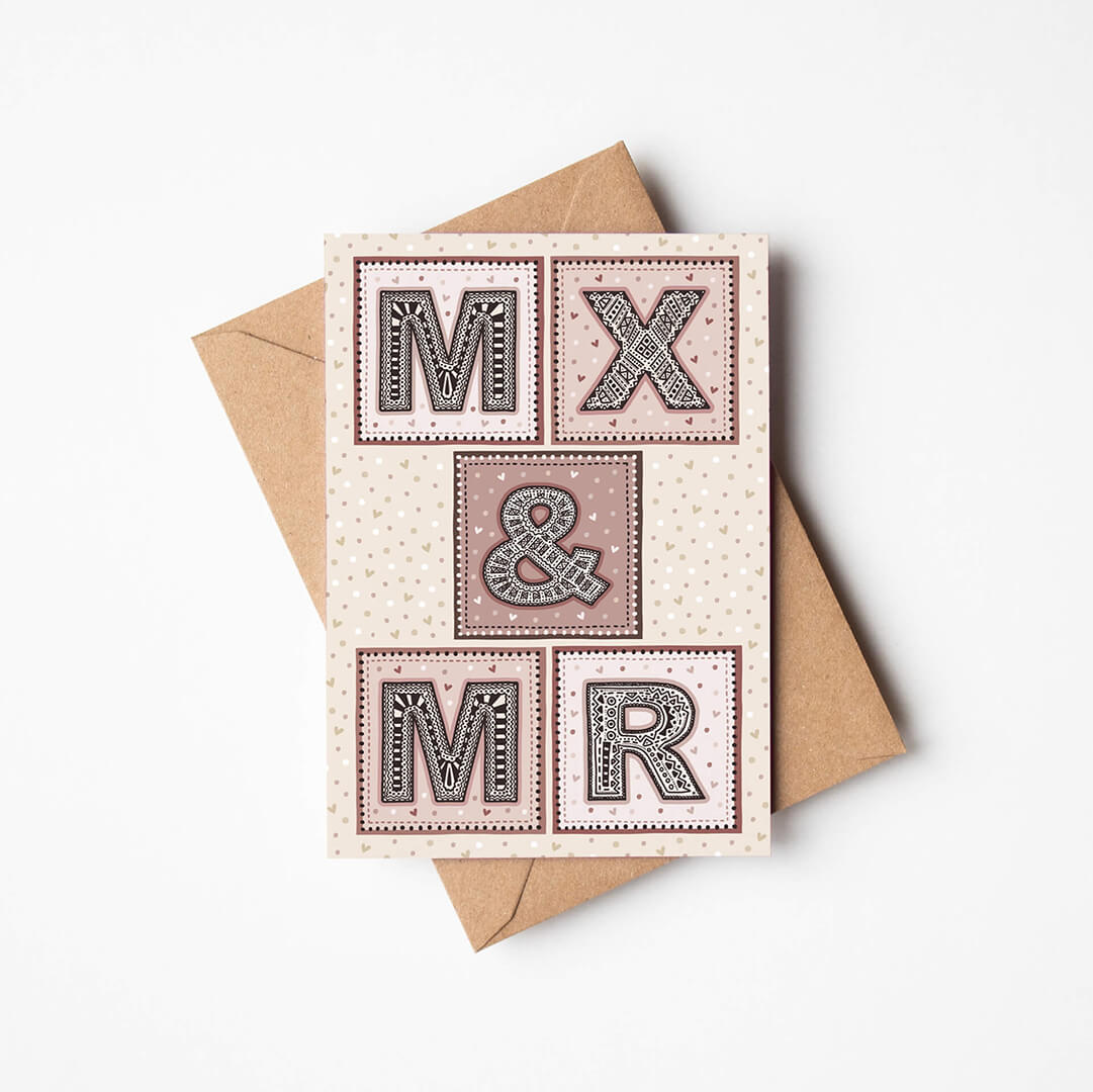 Mr. and Mrs. - Wedding Card Box Set