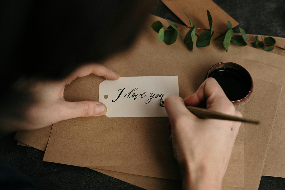 how to use your partner's love language to write them a truly personal valentine's day card blog Jess A Little Creative