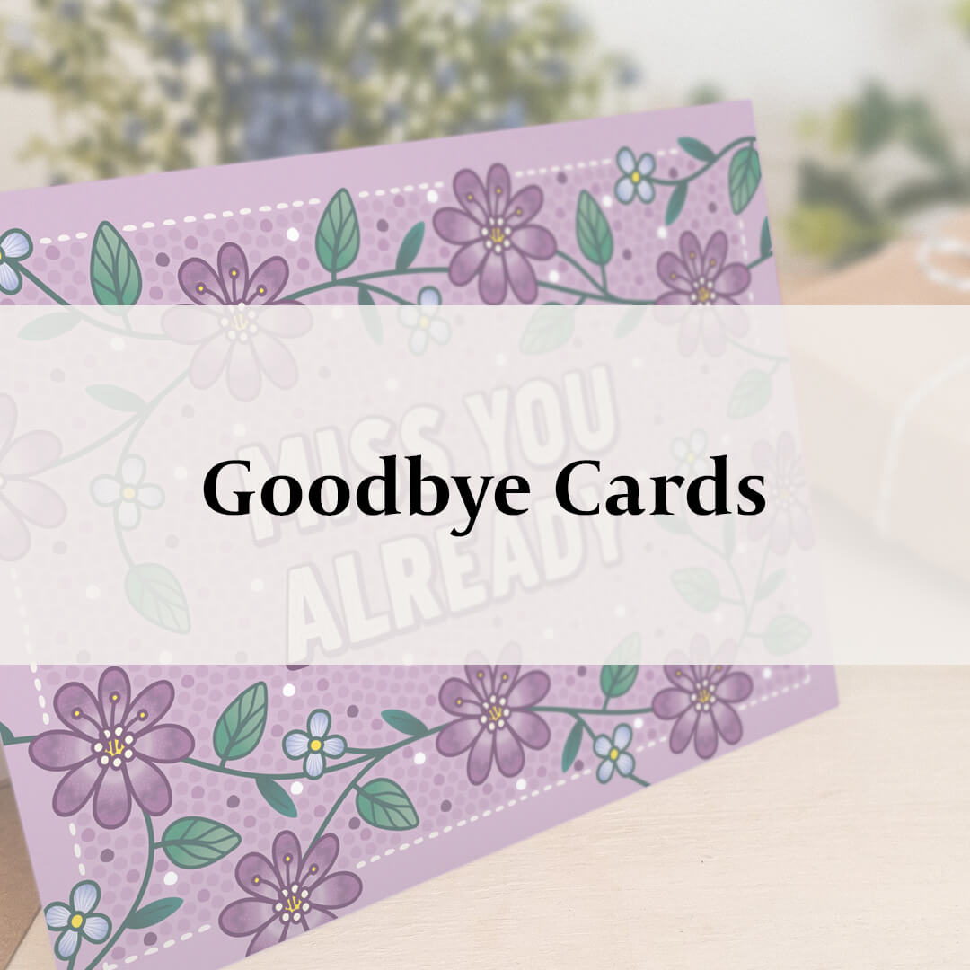 Unique & Cute Goodbye Cards | Jess A Little Creative