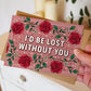 red i'd be lost without you card part of the pastel spring floral greeting card multipack blank inside recycled kraft brown envelope