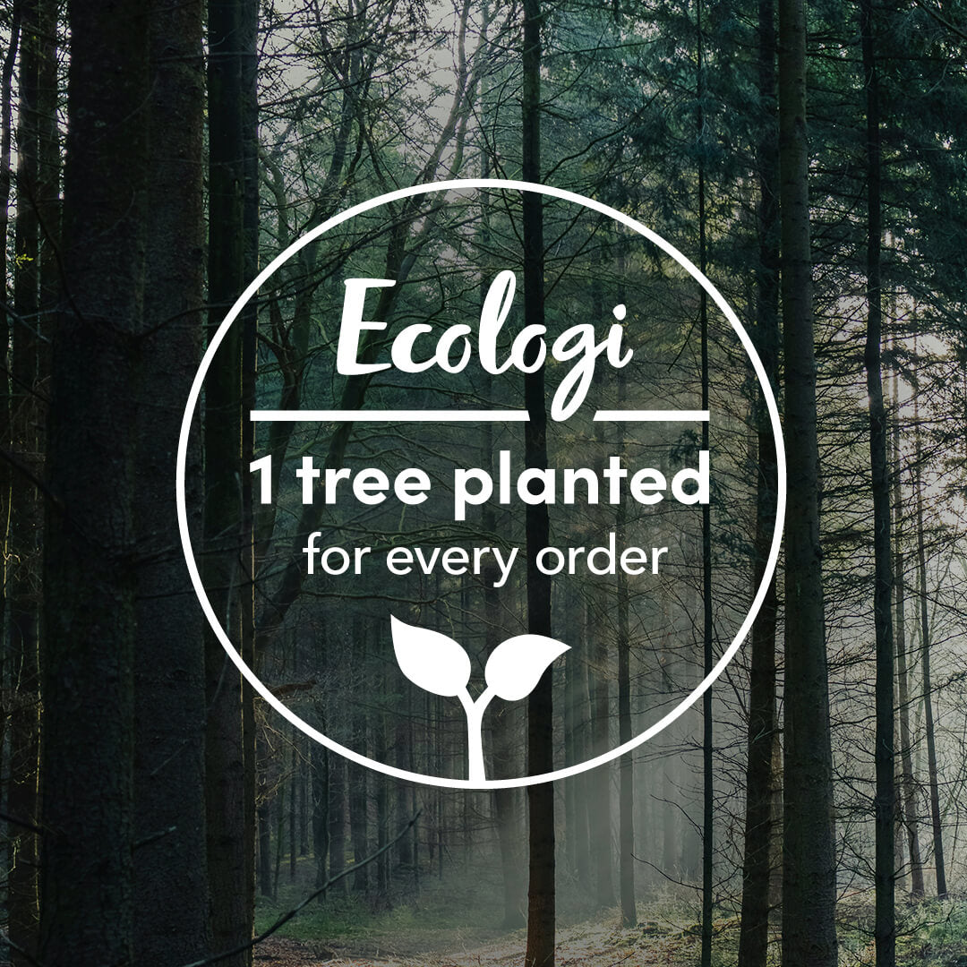 one tree planted for every order with ecologi
